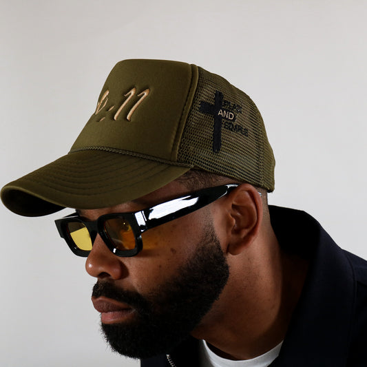 Jeremiah 29:11 Trucker: Olive