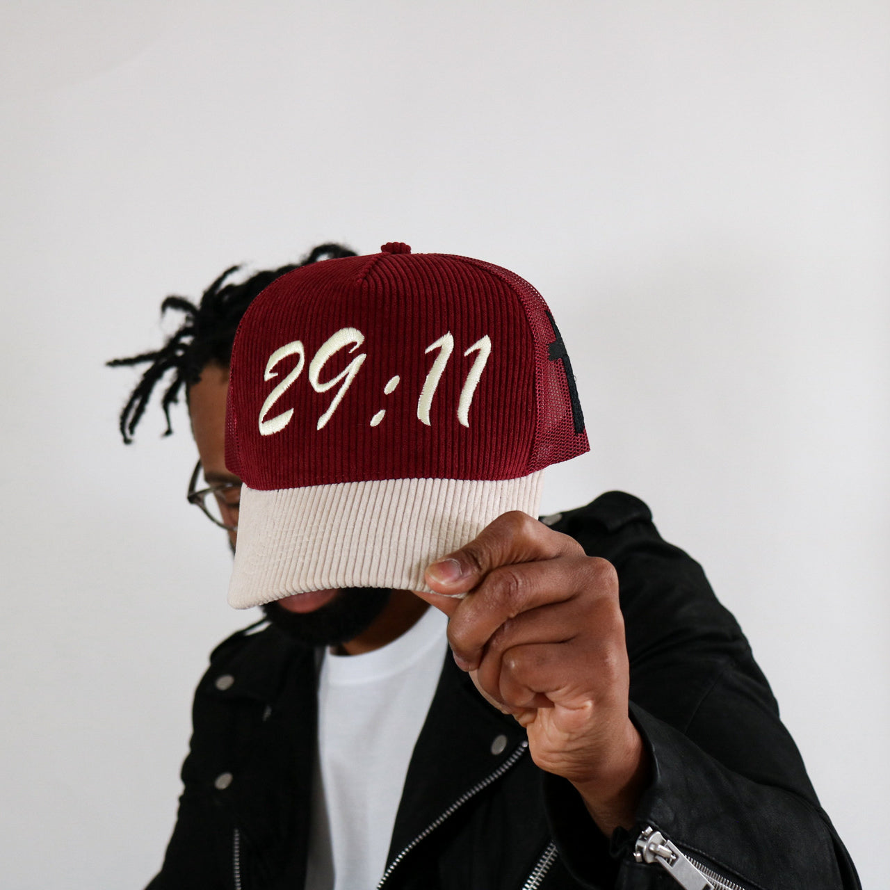 Jeremiah 29:11 Trucker: Premium Maroon