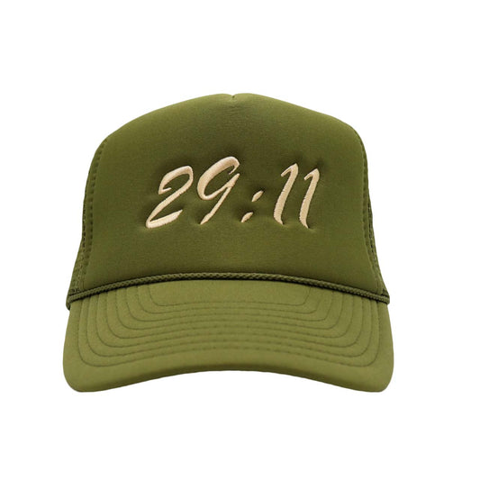 Jeremiah 29:11 Trucker: Olive