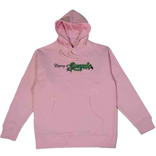 Keeping it Simple Mid Weight Hoodie: Bubble Gum Pink